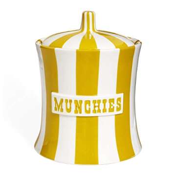 Jonathan Adler Canister (Munchies, Yellow)