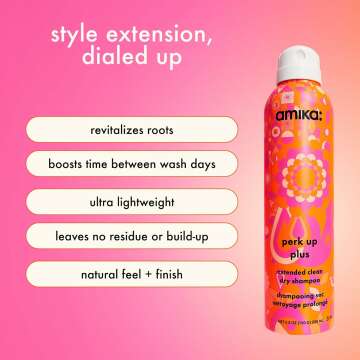 Amika Extended Clean Dry Shampoo for Volume