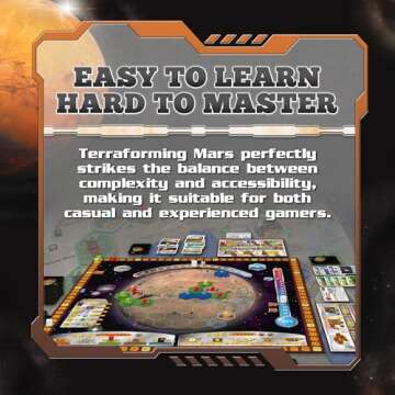 Terraforming Mars Board Game-Award Winning Strategic Space Adventure Game for Family Game Night, Competitive Play&High Replay Value-Adults, Cardboard,Teens&lovers of Board Games by Stronghold Games 