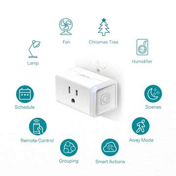 Smart Wi-Fi Plug HS103P4: Control with Alexa & Google Home 🌐