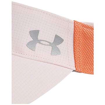 Under Armour Women's Launch Run Visor, Beta Tint (658)/Silver Reflective, One Size Fits All