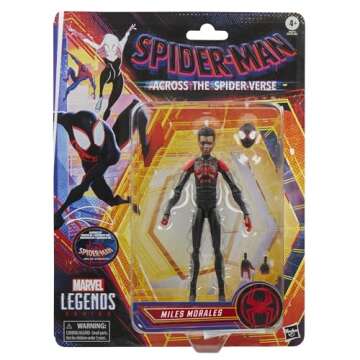 Marvel Legends Miles Morales Spider-Man 6" Figure – Collectible Action Toy