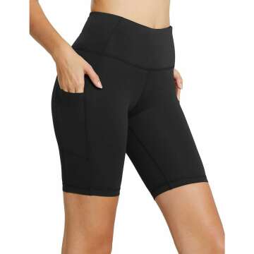 BALEAF Women's High Waist Biker Shorts - Versatile Workout & Gym Wear