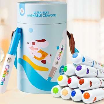 Jar Melo Jumbo Twistable Crayons for Safe Toddler Art