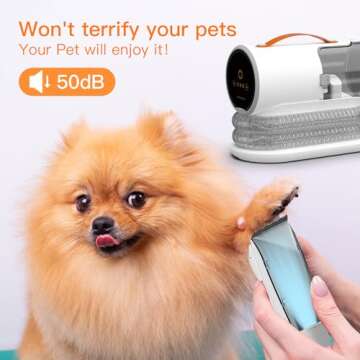 Powerful AIRROBO Dog Grooming Vacuum with Tools