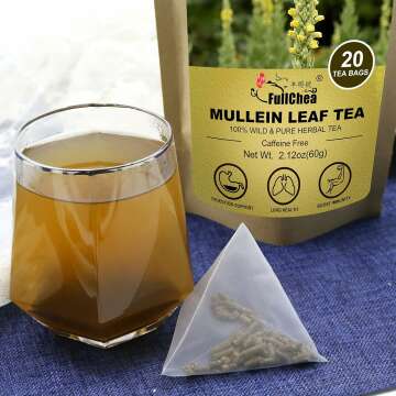 Mullein Leaf Tea Bags for Detox & Respiratory Health