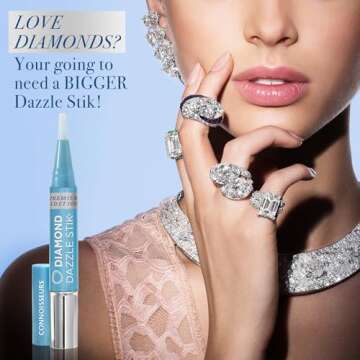 CONNOISSEURS Diamond Dazzle Stik 5.5ml - Jewelry Cleaner