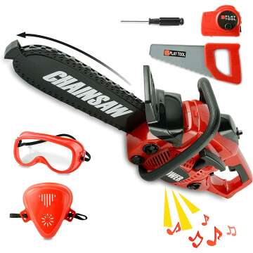 Toy Choi Kids Chainsaw Toy Set for Outdoor Pretend Play