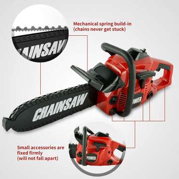 Toy Choi Kids Outdoor Chainsaw Toy Tool Set