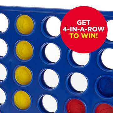 Hasbro Gaming Connect 4 Strategy Board Game for Kids | 2 Players for Boys & Girls | Ages 6+ (Amazon Exclusive)