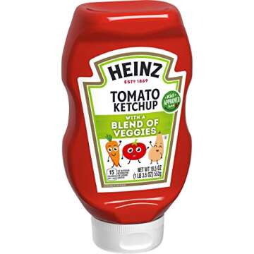 Heinz Tomato Ketchup with a Blend of Veggies, 19.5 oz