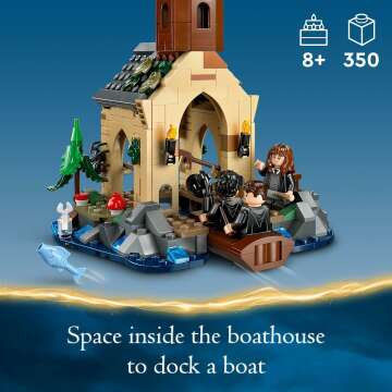 LEGO Hogwarts Castle Boathouse Toy for Kids 76426