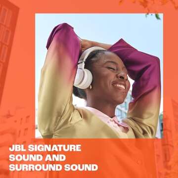 JBL Live 670NC - Wireless On-Ear Headphones with Adaptive Noise Cancelling with Smart Ambient, Up to 65H battery life with speed charge, Lightweight, comfortable and foldable design (Black) (Renewed)