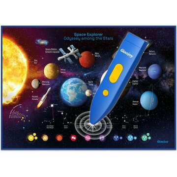 Bilingual Interactive Solar System Poster for Kids – Fun Learning Toy!