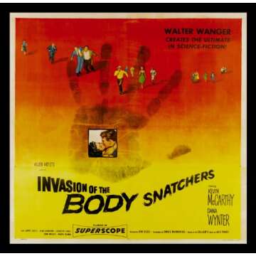 INVASION OF THE BODY SNATCHERS * 6SH MOVIE POSTER 1956