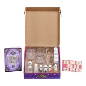 Magic Mixies Magic Potion Kit. Use The Spell Book to Mix Ingredients to Create Over 70 Magic Potions. Make Potions That Fizz, Bubble and Magically Change Form! Gifts for Kids, Ages 8+