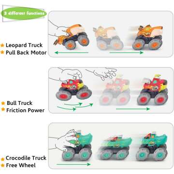Friction Toy Cars Set