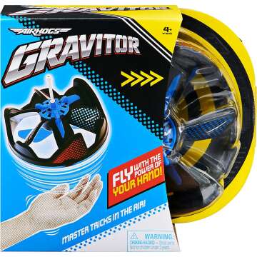 Air Hogs Gravitor Flying Toy with Trick Stick - USB Rechargeable Fun for Kids