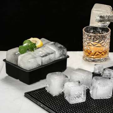 ROTTAY Ice Cube Tray Set of 2 for Perfect Drinks