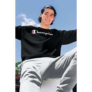 Champion Men's Joggers, Powerblend, Fleece Joggers, Sweatpants for Men (Reg. or Big & Tall), 50% Cotton, 50% Polyester