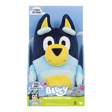 Bluey Talking Bandit Plush Toy with 9 Phrases