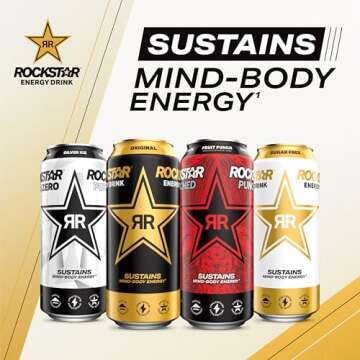 Rockstar Pure Zero 12-Pack Energy Drink Variety