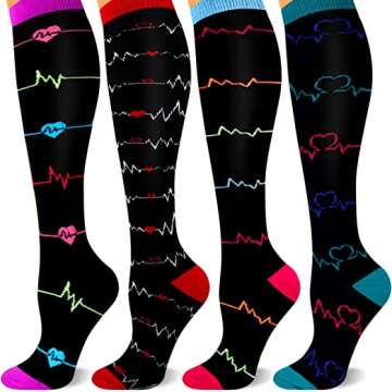 HLTPRO Compression Socks for Women - Ultimate Support & Comfort