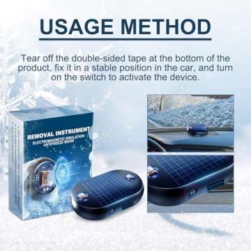 Electromagnetic Snow Removal Device for Cars