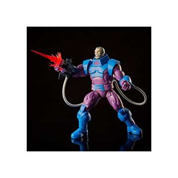 Marvel Legends Series The Uncanny X-Men 6-inch Apocalypse Retro Action Figure Toy, Includes 8 Accessories, Kids Ages 4 and Up, Multicolor