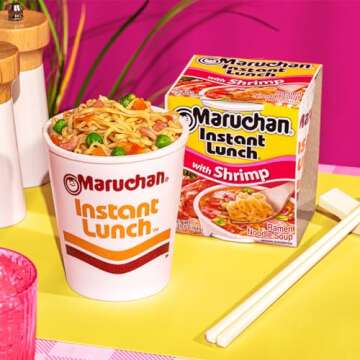 Maruchan Instant Lunch Shrimp Ramen Soup 12 Count