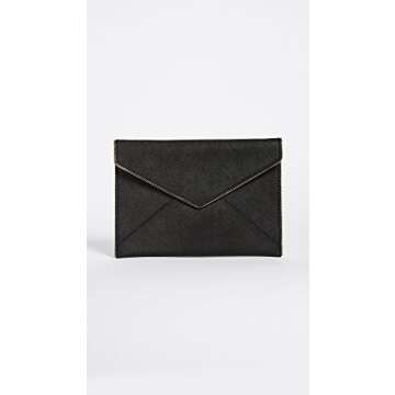 Rebecca Minkoff Leo Envelope Clutch Purse for Women – Quality Leather Purses for Women, Women’s Clutch Purse, Small Designer Bag, Handheld Purse & Clutch Wallet