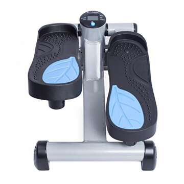 Efitment Mini Stepper Steppers for Exercise at Home Stair Step Cardio Thigh Master Workout Equipment Fitness Pedal Exerciser Non-Slip Pedals LCD Digital Monitor Climber - S021