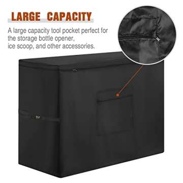 Waterproof Chest Freezer Cover - Hengme 7.0 Cu Ft