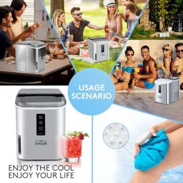 High-Quality Soft Nugget Ice Maker for Home & Office