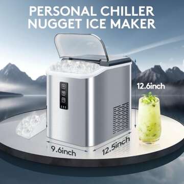 High-Quality Soft Nugget Ice Maker for Home & Office