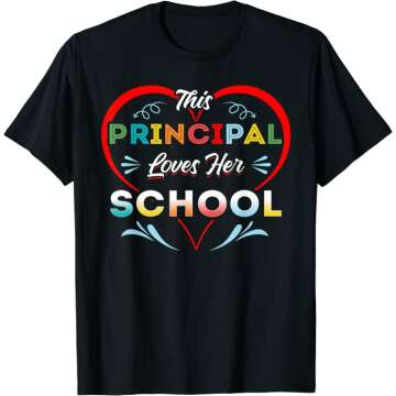 Principal Teacher Headmistress T-Shirt for Educators