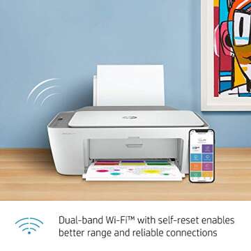 HP DeskJet 2755 Wireless All-in-One Printer Renewed