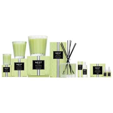 NEST Fragrances Lime Zest & Matcha Reed Diffuser, 5 Fl Oz