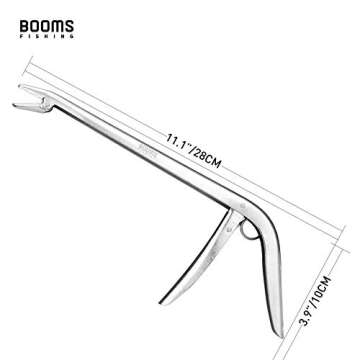 Booms Fishing R01 Fish Hook Remover Extract Hooks Safely 11-1/2 inches