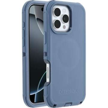 OtterBox iPhone 16 Pro Max Defender Series Case - Baby Blue Jeans