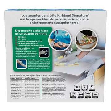 Kirkland Signature Nitrile Gloves, Box of 200, Medium for Health Care, Food Service, Home other uses....