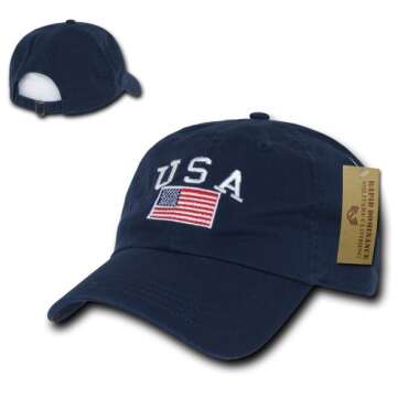 Rapid Dominance Mens Not Specified Baseball Caps, Navy