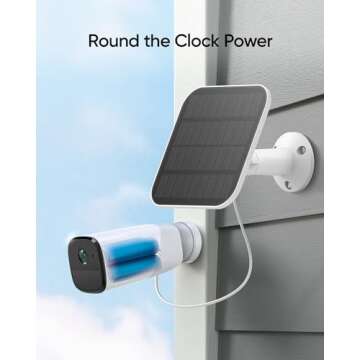 Eufy Security eufyCam Solar Panel – Continuous Power, Weather Resistant