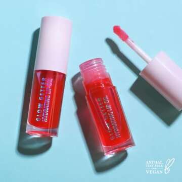 Moira Glow Getter Hydrating Lip Oil (009, Bubble Pink)