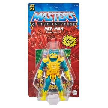 Masters of the Universe Origins 5.5-in Action Figures, Battle Figures for Storytelling Play and Display, Gift for 6 to 10-Year-Olds and Adult Collectors