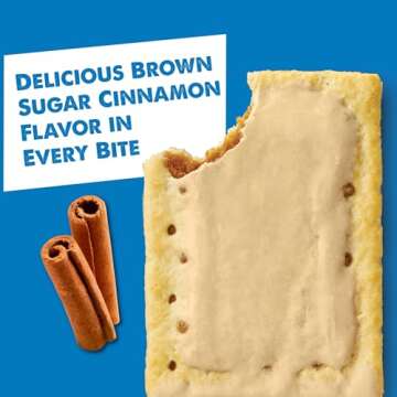 Frosted Brown Sugar Cinnamon Pop-Tarts Family Pack – 32 Toaster Pastries