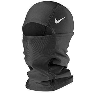 Nike PRO Hyperwarm Hydropull Hood Balaclava for Cold Weather (Black)