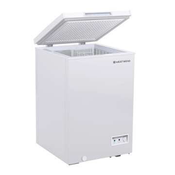 West Bend WB0500CFMW Chest Freezer, 5-Cu.Ft, White