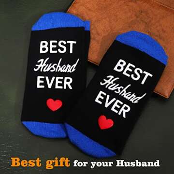 Funny Socks for Best Dad & Husband Gift Ideas