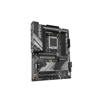 GIGABYTE B650 Gaming X AX V2 (rev. 1.0) AM5 LGA 1718 AMD B650 ATX DDR5, Triple M.2, PCIe 5.0, USB 3.2 Gen2x2 Type-C, AMD Wi-Fi 6E, Realtek 2.5GbE LAN (Renewed)